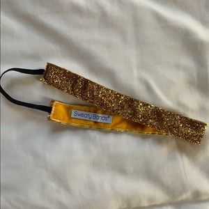 (Sweaty Bands) gold headband